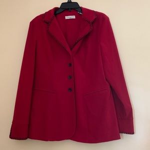 Red Stitched Coat
